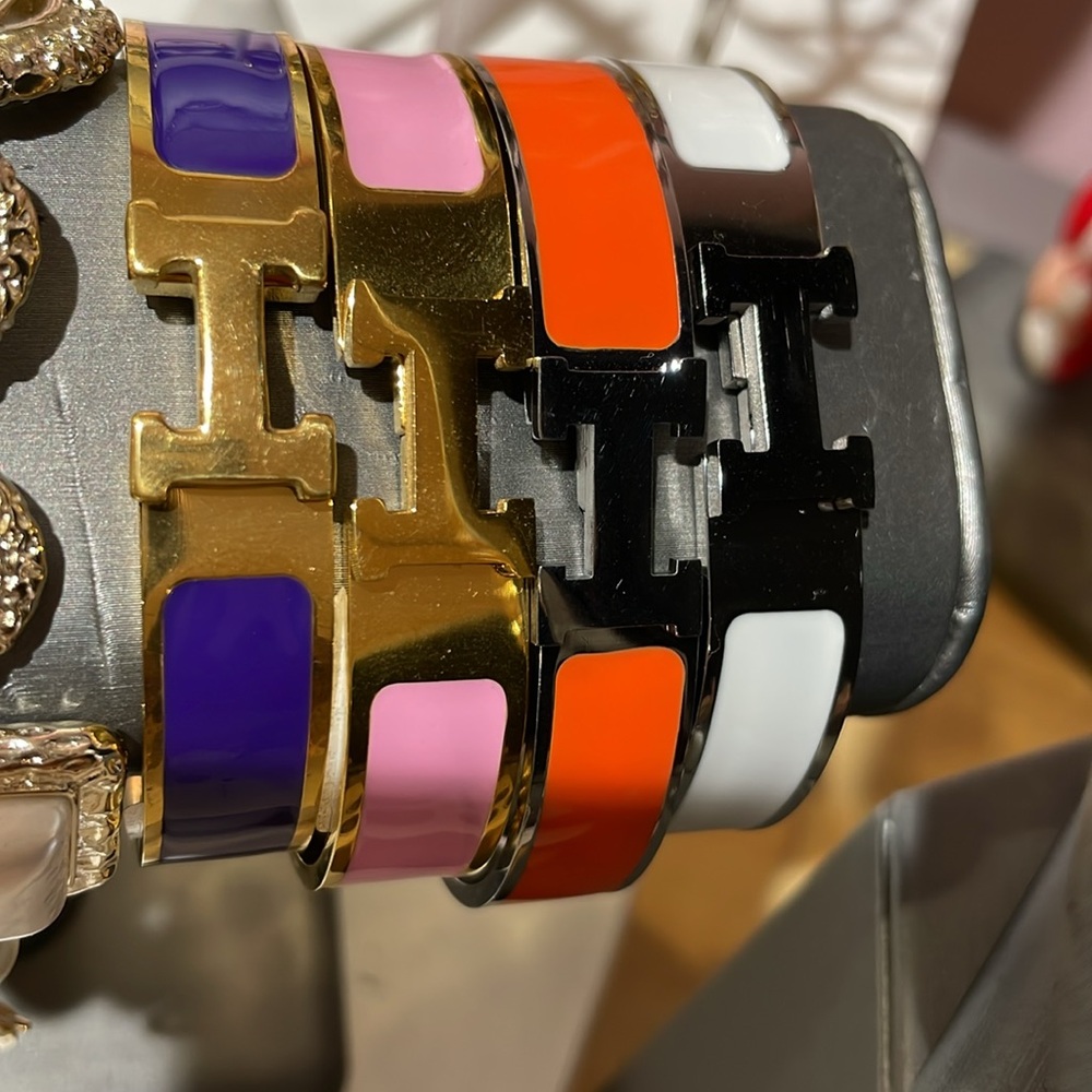 H‎ bracelet Pink